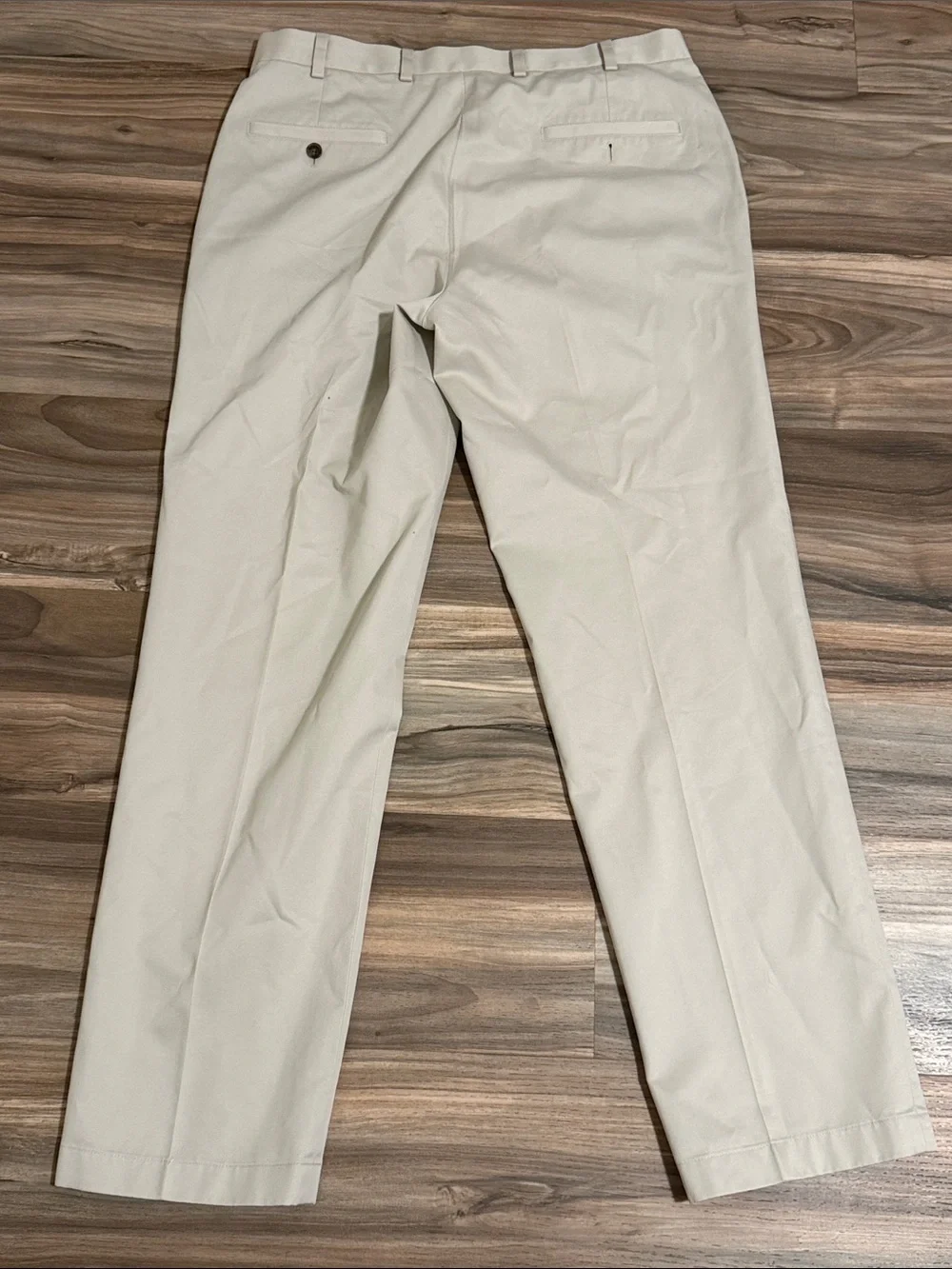 Brooks Brothers Pants Mens 35x32 Light Khaki Advantage Chino Clark Lightweight